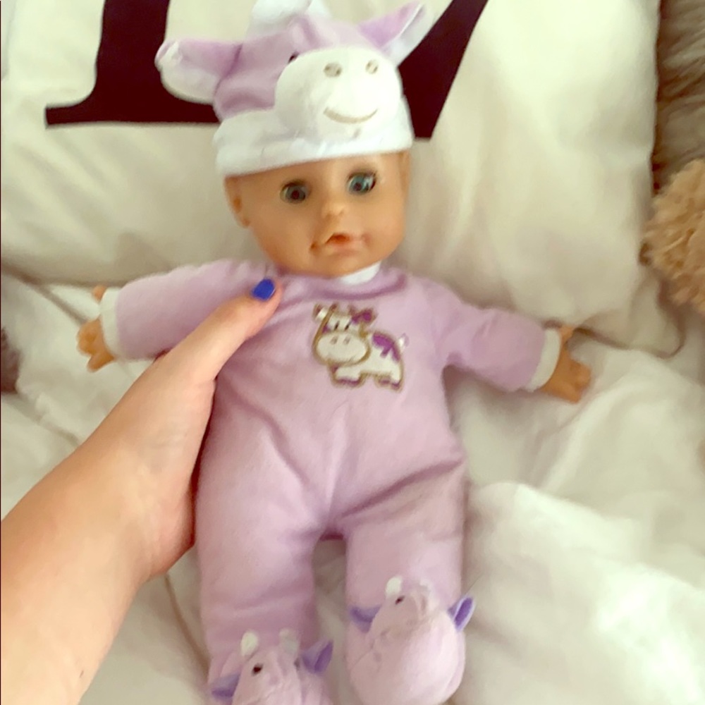 COPY - You & Me” Purple Cow Outfit Babydoll